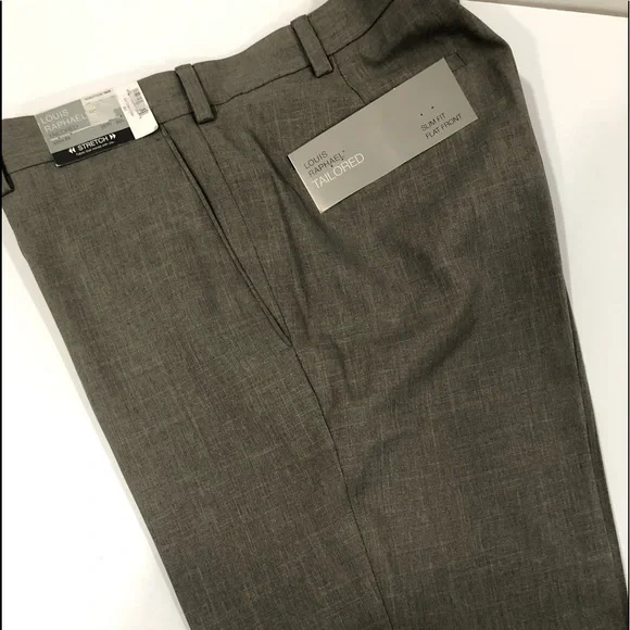 green emerald velvet dress Louis Raphael Slim Fit Flat Front Mini Herringbone Dress Pant with Flex  Waistband Dusk Blue at Amazon Men's Clothing store main image 1